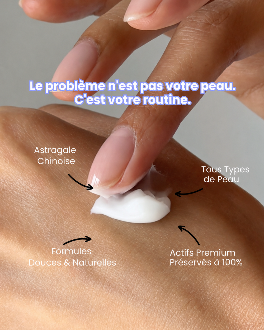 Enfin une routine skincare que tu vas vraiment tenir.