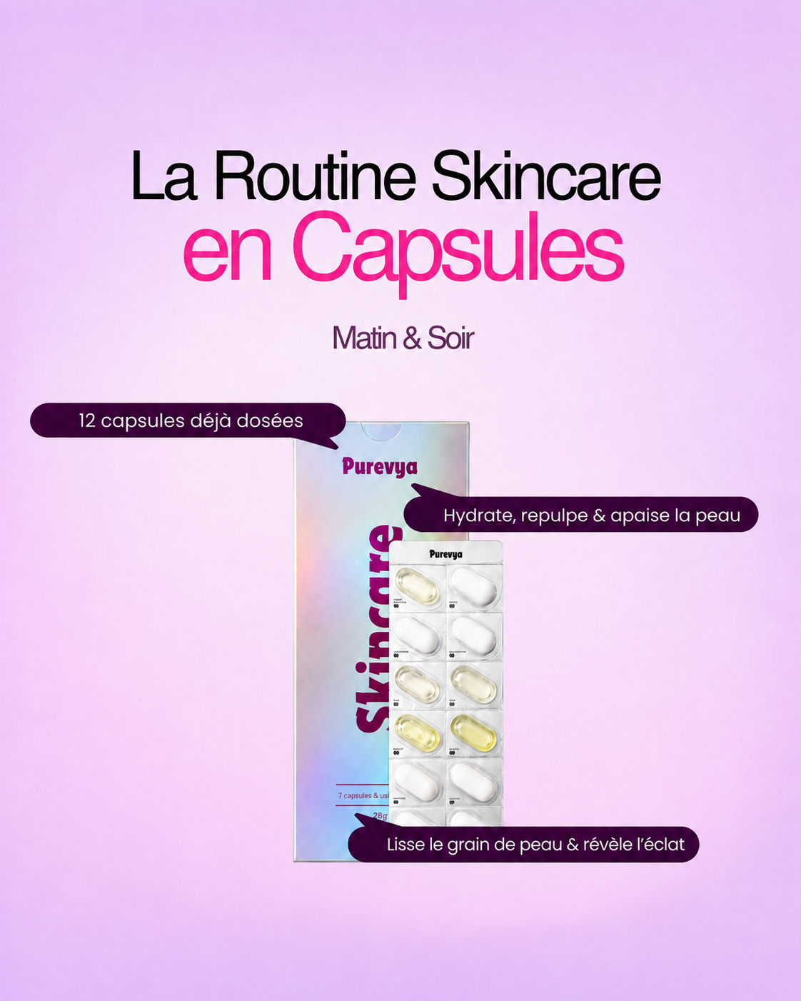 Enfin une routine skincare que tu vas vraiment tenir.